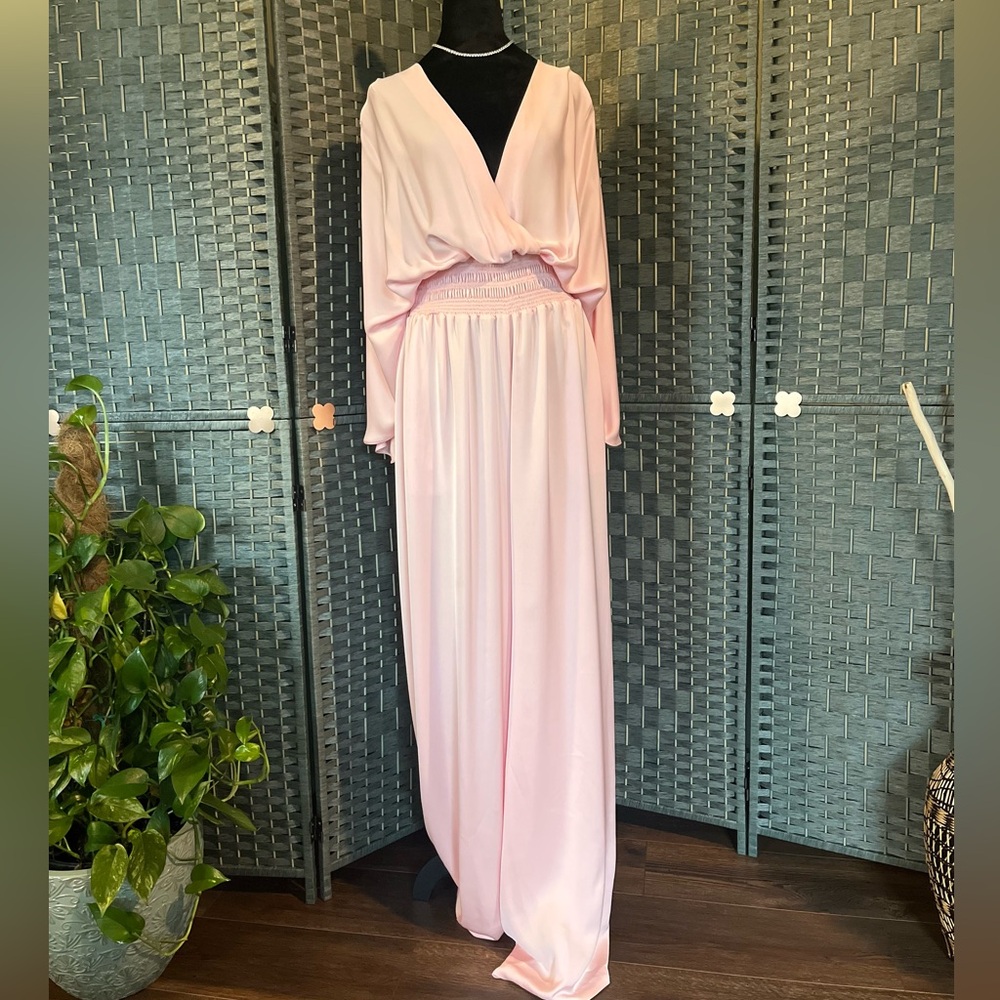 Ramy Brooke “Cheri” Wide Leg Jumpsuit 
Light Pink 
XL